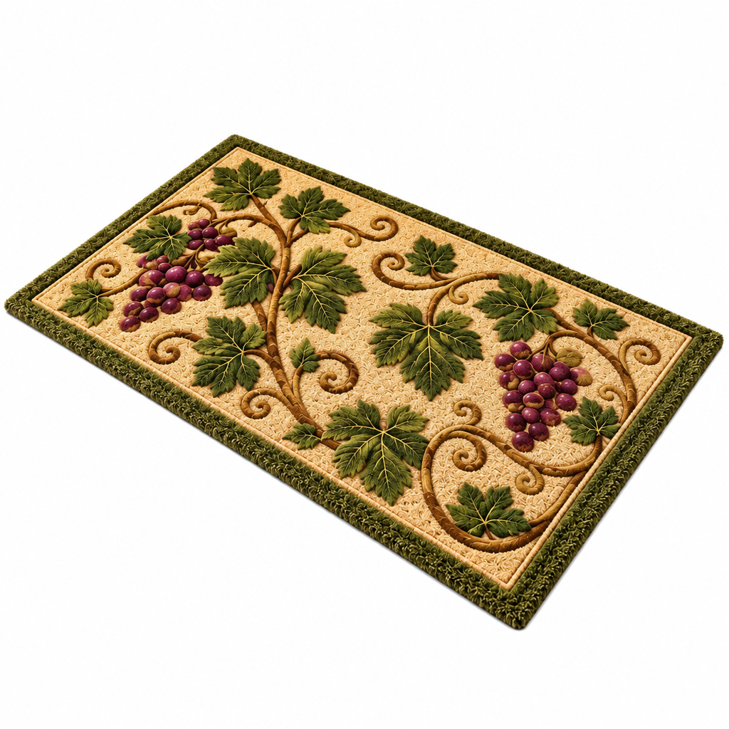 Grapevine Botanical Outdoor Welcome Mat — view 2
